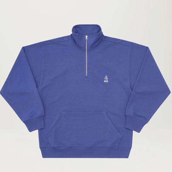 Only NY Quarter-Zip Sweatshirt - Picture 3 of 3